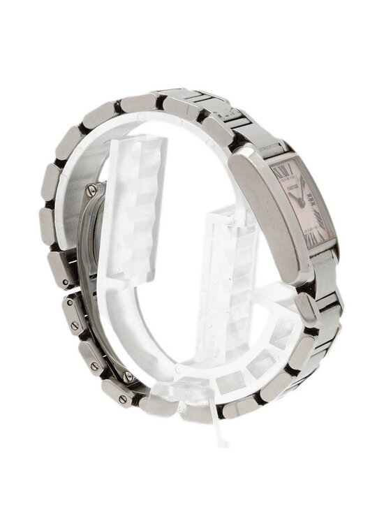 Cartier Tank Francaise SM Pink Dial Watch main image 5